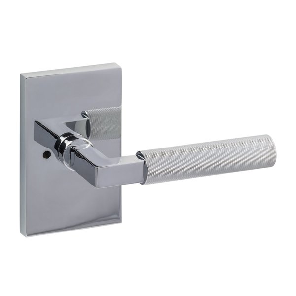 Sure-Loc Hardware Sure-Loc Hardware Levanto Privacy Rosette, Polished Chrome, Knurled Grip in Polished Chrome LV102 26 GRIP-KN 26